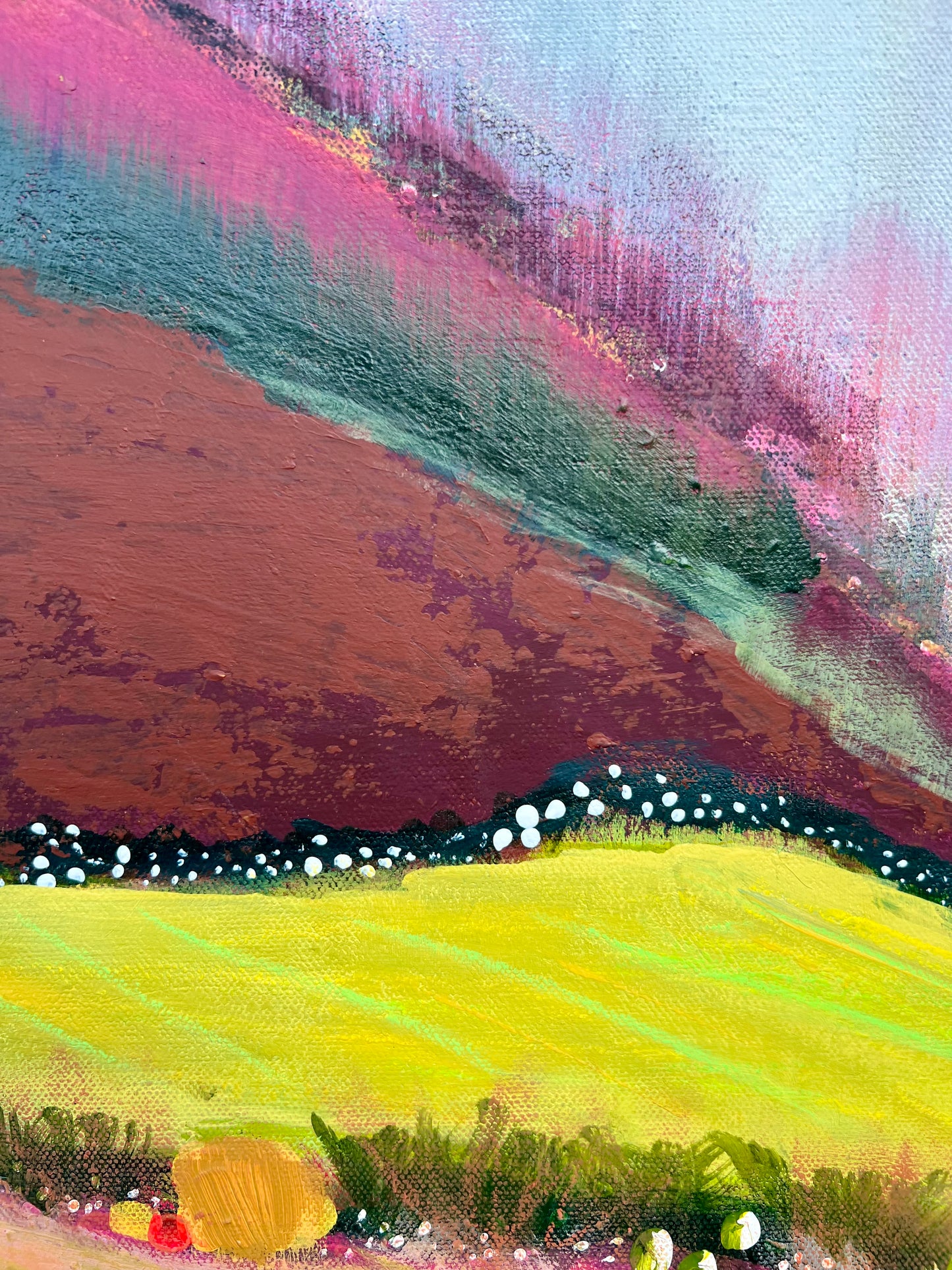 Go where you feel alive - texture details