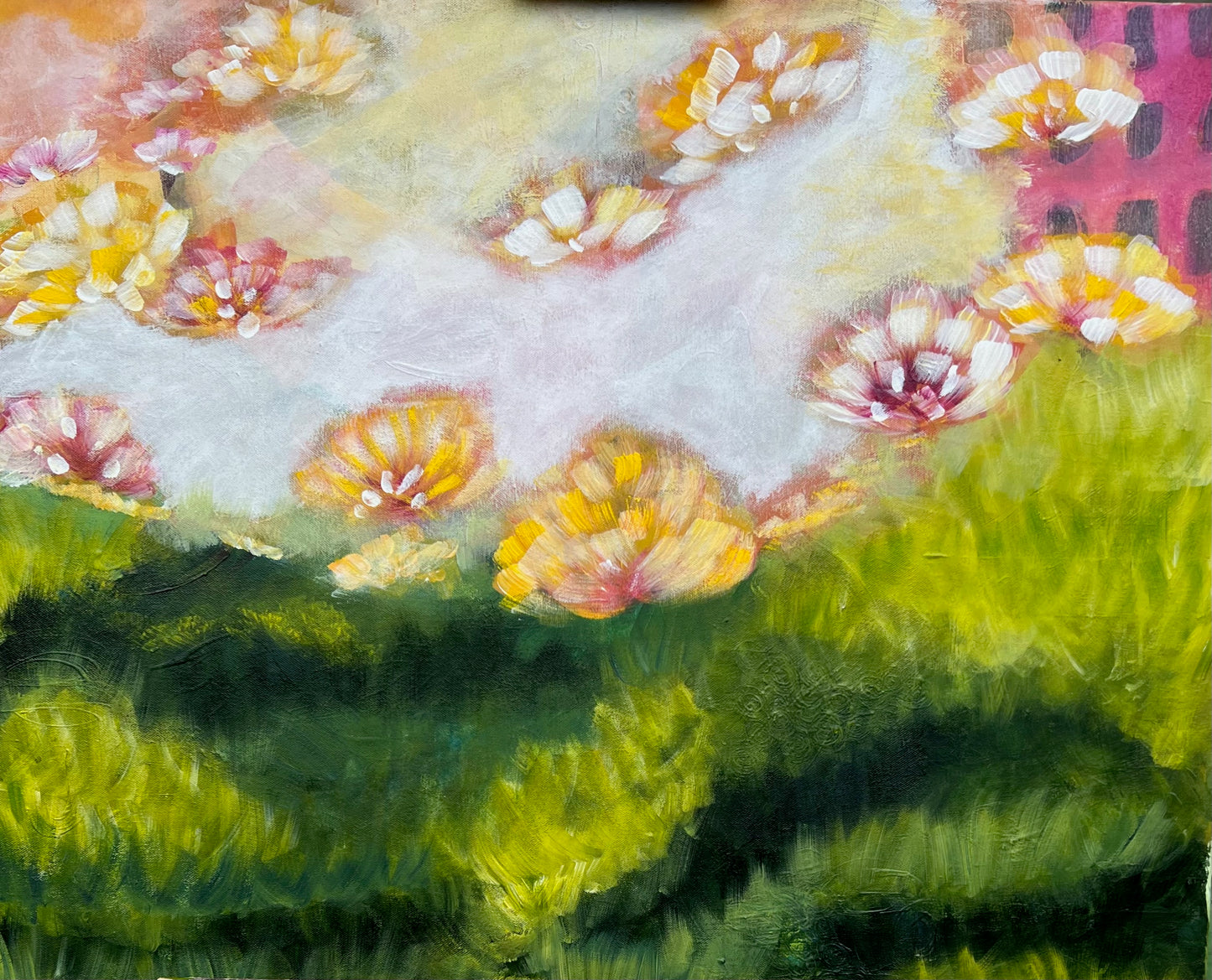 Petals in the wind