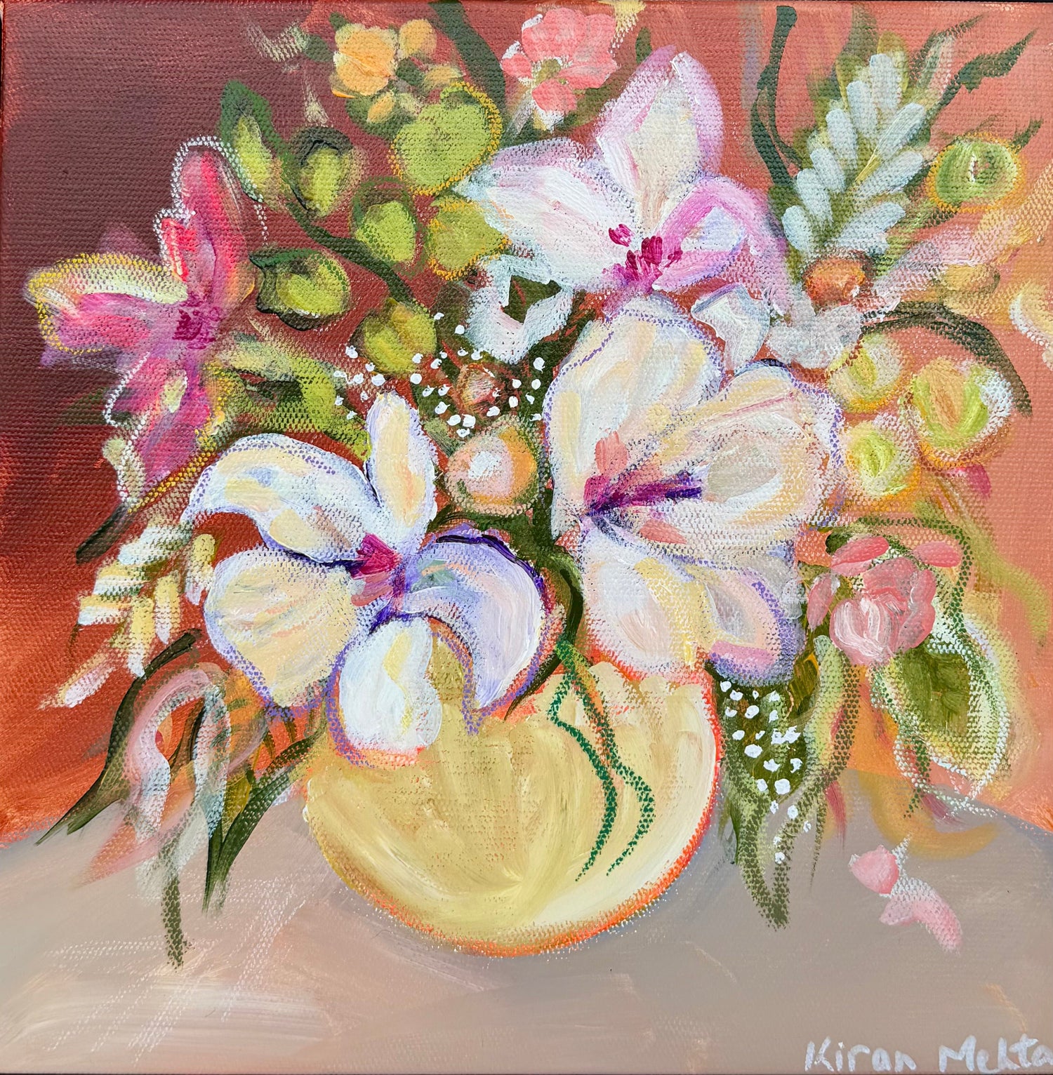 Colourful Floral art