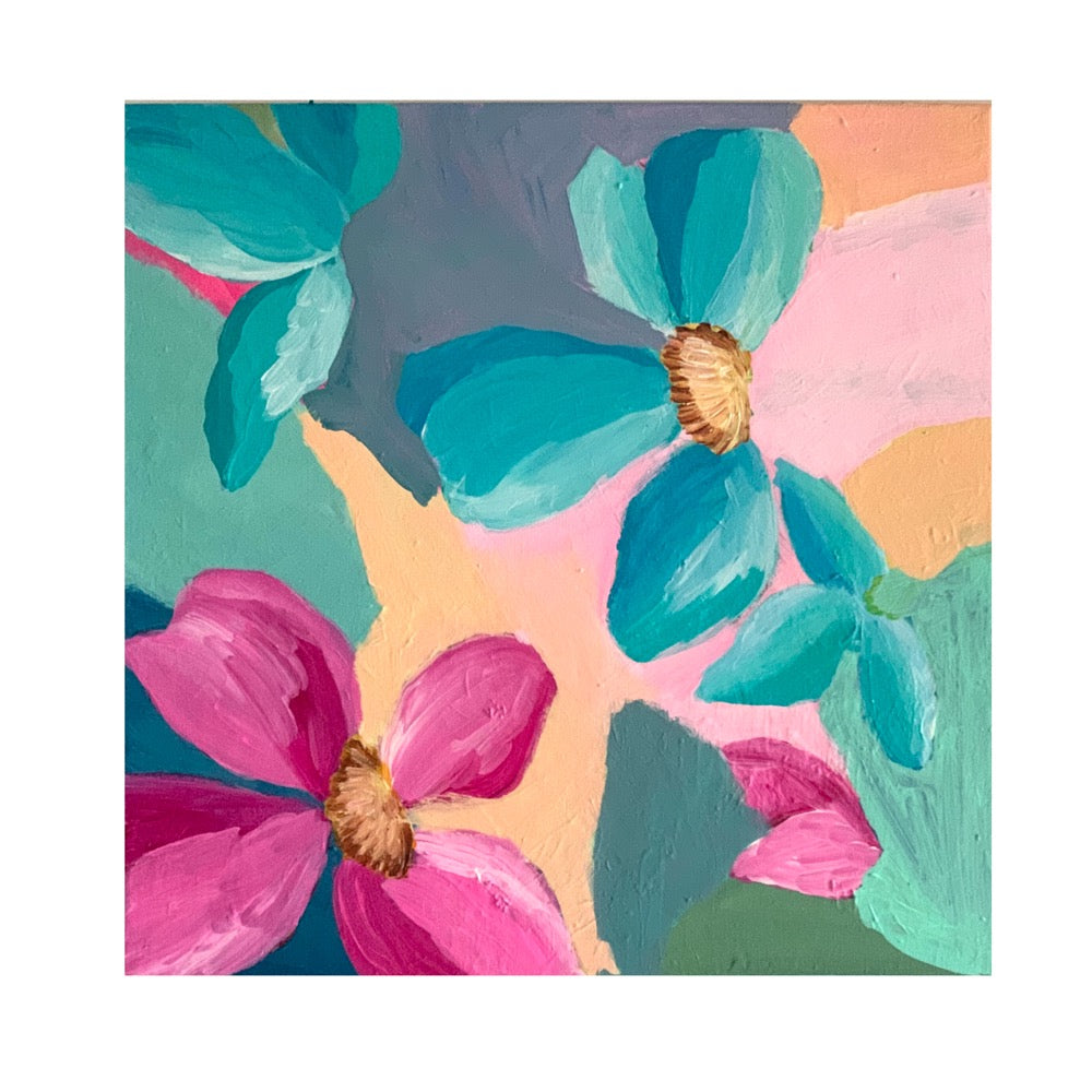 Blushing blossoms - artwork