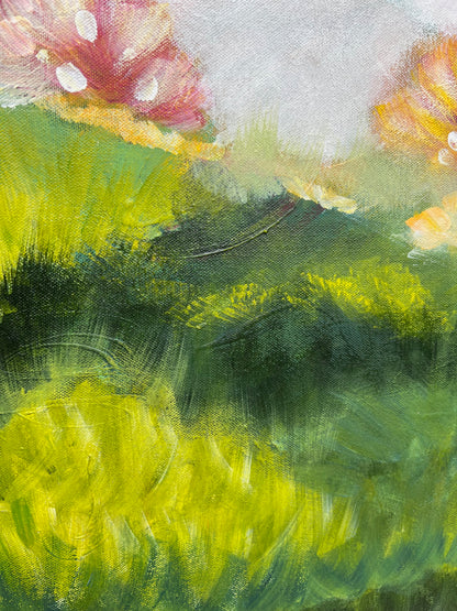 Petals in the wind